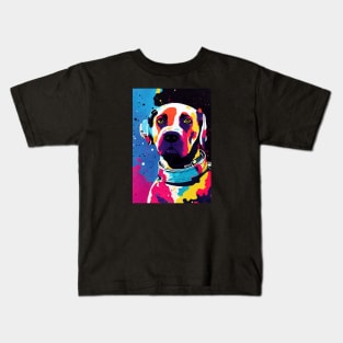 Astronaut labrador portrait Kids T-Shirt